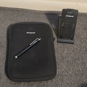 Polaroid Tablet Accessory Kit Universal Black Sleeve Stand Stylus Bundle